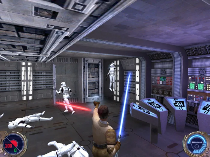 Скриншот Star Wars Jedi Knight II: Jedi Outcast №4