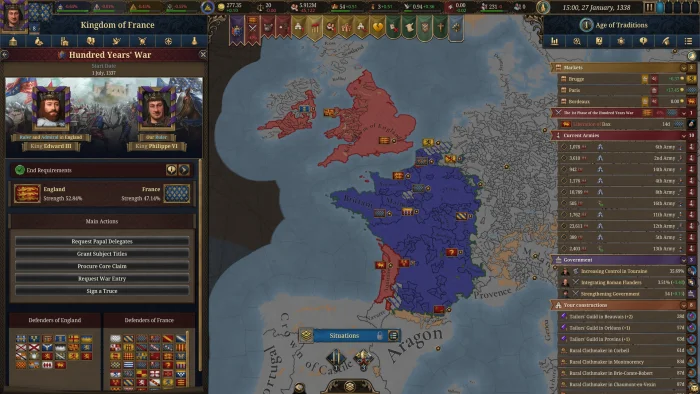 Скриншот Europa Universalis 5 №6