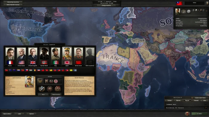 Скриншот Hearts of Iron 4 №1