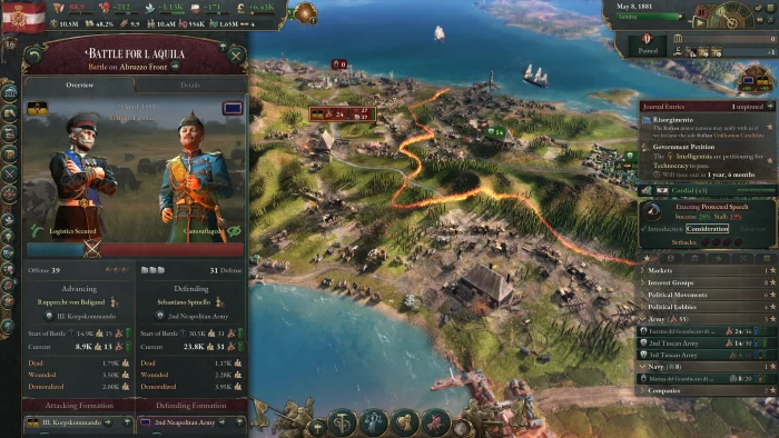Скриншот Victoria 3 №4