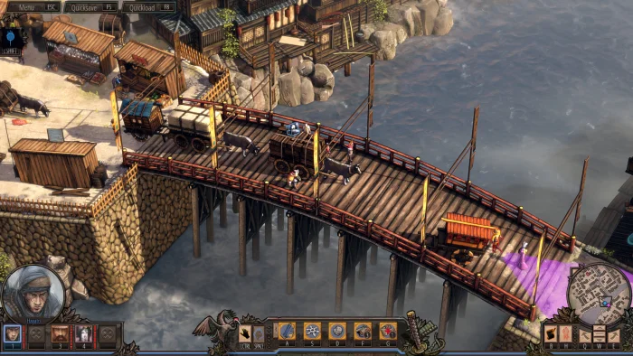 Скриншот Shadow Tactics: Aiko's Choice №1